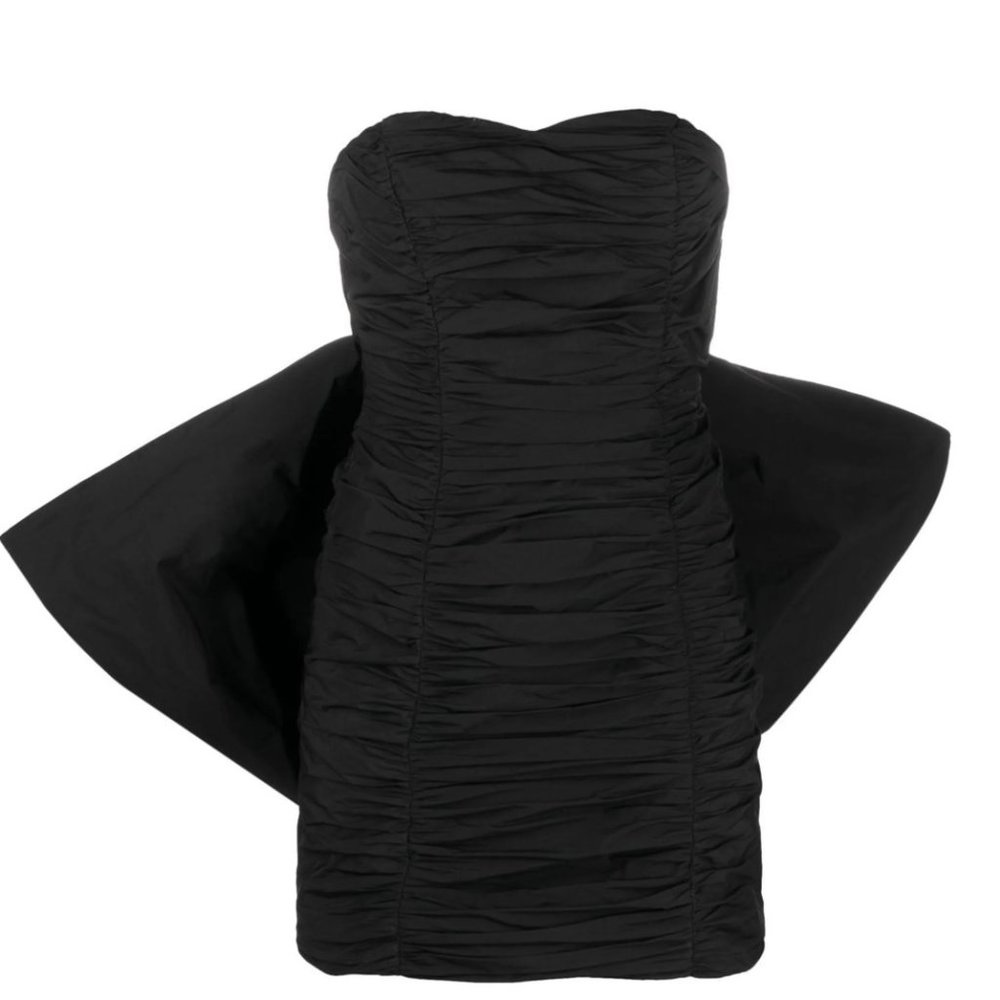 Never worn ROTATE 'Catalina' Mini Dress With Maxi Bow